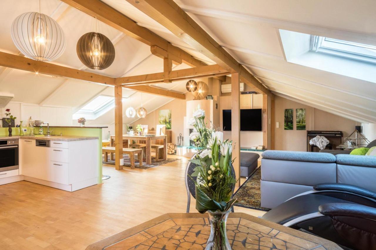 Luxurioeses Penthouse-Appartement Hochst Bagian luar foto